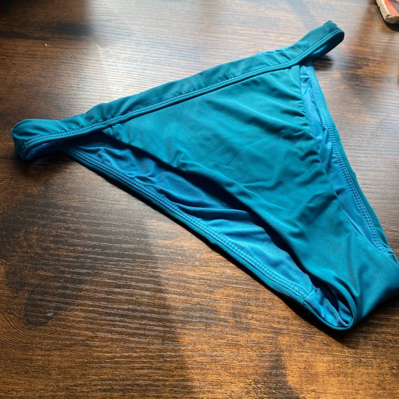 Andie Swim The Caicos Cheeky Banded Bottom AZUR Blue XL NWT - Picture 3 of 10